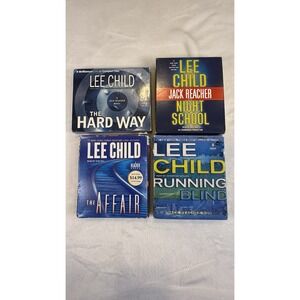 Lee Child Jack Reacher Audiobook CD Lot The Hard Way Night School Affair